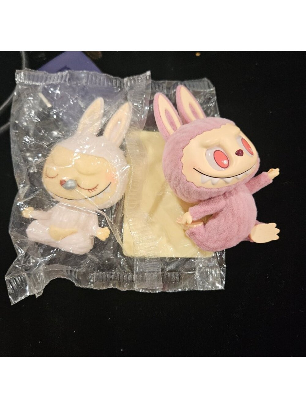 2 POP MART The Monsters Lazy Yoga Series Figure Confident Meditation Labubu